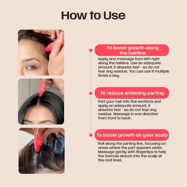 Hair Growth Roll-On Serum Ampoule
